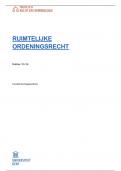 Notities ruimtelijke ordeningsrecht 23-24