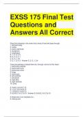 EXSS 175 Final Test Questions and Answers All Correct (1)