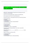 MRT-C LEVEL 1 ATC EXAM QUESTIONS AND ANSWERS