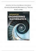 Solutions Manual For Advanced Engineering Mathematics 7th Edition By PETER V ONEIL