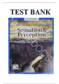 Test Bank For Sensation and Perception 11th Edition by E. Bruce Goldstein, Laura Cacciamani||ISBN 978-0357446478||All Chapters||Complete Guide A+