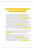 CEPT Bobtail operations Questions and Answers(A+ Solution guide)