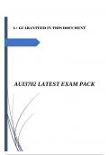 AUI3702 EXAM PACK