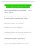 Cosmetology Michigan Law Exam/ Questions with 100% Correct Answers/ Graded A+