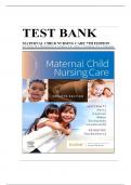  Maternal Child Nursing Care 7th Edition by Shannon E. Perry, Marilyn J. Hockenberry, Mary Catherine Cashion Chapter 1-50 | 9780323776714 -Test Bank