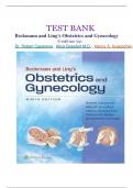 TEST BANK- Beckmann and Ling’s Obstetrics and Gynecology, 9th Edition( Robert Casanova ,2023) Chapter 1-50|| All Chapters