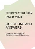 SEP3707 Exam pack 2024(Questions and answers)