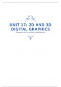 BTEC IT Unit 17 2D And 3D Graphics - Assignment 1 (DISTINCTION)