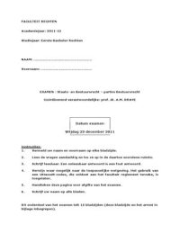 Examen bestuursrecht '11