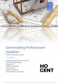 Samenvatting Samenvtt. Projectmanagement + Examenvragen |D-OLOD 3 Professioneel Handelen|