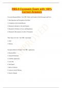 RBS-II Coxswain Exam with 100%  Correct Answers