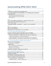 Volledige samenvatting klinische psychodiagnostiek I (incl. mogelijke examenvragen)