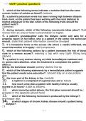 Prehospital Trauma Life Support ( PHTLS ) Review Test Questions