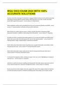  WGU D033 EXAM 2024 WITH 100% ACCURATE SOLUTIONS