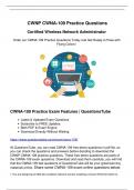 CWNA-109 Practice Questions - Get Ready with the Latest CWNP CWNA-109 Practice Test