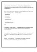 MT-BC PRACTICE EXAM 2024 ( In the development of the CBMT SAE, a three-level classification system has been used to identify the level of thinking required to respond to a test question (item). This three-level classification system is based on the work o