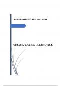 AUE2602 LATEST EXAM PACK..