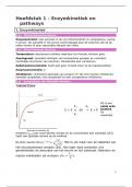 BLT10 - Biochemie samenvatting