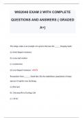 WIS2040 EXAM 2 WITH COMPLETE  QUESTIONS AND ANSWERS { GRADED  A+} 