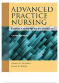 TEST BANK -- ADVANCED PRACTICE NURSING: ESSENTIAL KNOWLEDGE FOR THE PROFESSION 3RD EDITION BY SUSAN M. DENISCO ALL CHAPTERS