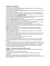 Macroeconomics chapters 1 - 10, 12, 13 and 19