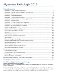 Algemene pathologie 2015