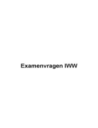 Examenvragen Inleiding Wetenschappelijk Werk