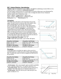 SV Investment and Portfolio Theory 2