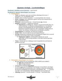 Algemene Virologie - Uitgewerkte Leerdoelen van Hoofdstuk II, III, V, VI, VIII, X, XI