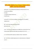 EPA 608 [2024] Core Exam Elaboration  |100% Correct Answers|