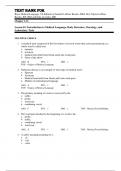 Test Bank For Basic Medical Language, 7th Edition by Danielle LaFleur Brooks, MEd, MA, Myrna LaFleur Brooks, RN, BEd and Dale Levinsky, MD Chapter 1-12