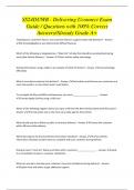 SS24DUWB - Delivering Uconnect Exam Guide / Questions with 100% Correct Answers/Already Grade A+