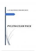 PVL3704 EXAM PACK.