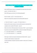 Biochemistry - C785 Module 2 Test with Answers 2024