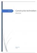 Samenvatting constructie technieken vastgoed, Kathleen Verlee 