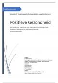 Onderzoek Positieve Gezondheid, Module 7, Zorginnovatie in de praktijk