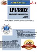 LPL4802 Assignment 1 Full Solutions Semester 2 2024 (287381) - DUE 16 August 2024