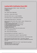 2. Program execution 3. Alignment 4. Transparency Train - answer-a team of agile teams Value Stream - answer-a team of trains Value steams deliver value via - answer-Capabilities A train delivers value via - answer-features and benefits An agile por  2 Ex