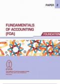 FUNDAMENTALS OF ACCOUNTING