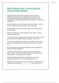 Exam (elaborations) Relias Training: Exam : Person-Centered Care and Culture Change  2 Exam (elaborations) Relias Learning- HIPAA and Behavioral Health  3 Exam (elaborations) relias  4 Exam (elaborations) Relias  5 Exam (elaborations) Relias Learning Term