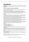 Test Bank For Pathophysiology Concepts of Human Disease,1st Edition by Matthew Sorenson Lauretta Quinn Diane Klein Chapter 1-53