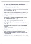 CPR TEST STUDY GUIDE WITH VERIFIED SOLUITIONS      Chest compressions should be started within	   seconds after recognition of cardiac arrest. - 10   The recommended rate for performing chest compression on victims of all  ages is compressions per . - 100