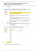 NRNP 6541 WEEK  KNOWLEDGE CHECK EXAMS& MIDTERM EXAM QUESTION AND CORRECT ANSWER LATEST 2024 A+ SCORE