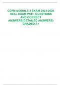 CDFM MODULE 2 EXAM 2023-2024  REAL EXAM WITH QUESTIONS  AND CORRECT  ANSWERS(DETAILED ANSWERS)  GRADED A+ What is the systemic method established by the Joint Chiefs of  Staff for assessing gaps in military joint warfighting capabilities  and recommending