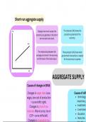 A level economics (AQA) Aggregate supply revision notes