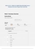 OSTU CS 372 - INTRO TO COMPUTER NETWORKS |Week 1 Summary Exercises Oregon State University