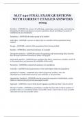 MAT 240 FINAL EXAM QUESTIONS WITH CORRECT ETAILED ANSWERS 2024