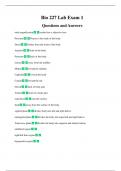 Bio 227 Lab Exam 