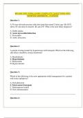 MN 566 2024 FINAL EXAM COMPLETE QUESTIONS AND VERIFIED ANSWERS - PURDUE,,,Alpha