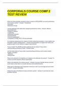 CORPORALS COURSE COMP 2 TEST REVIEW